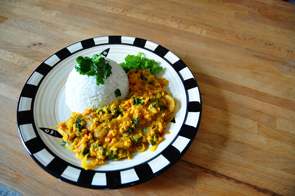 Dhal de lentilles corail pour apaiser les grandes faims