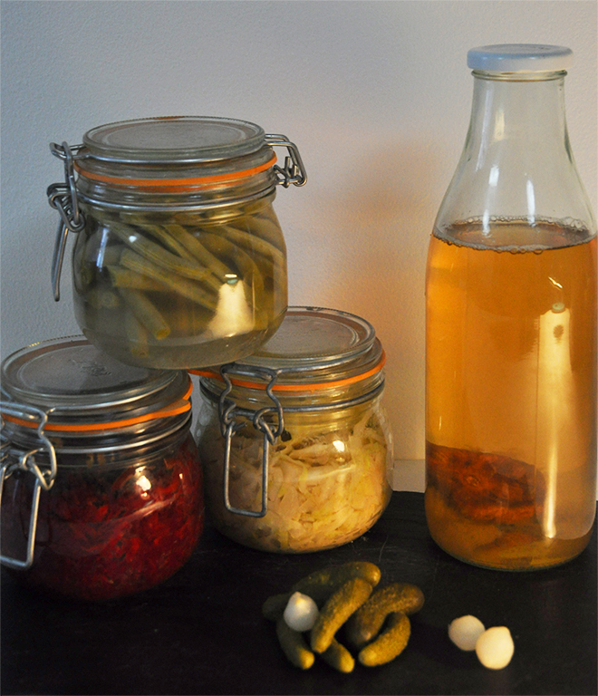 L’apéro probiotique : kéfir, pickles, marinades et lacto-fermentations au programme !